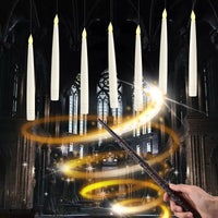 👻Flameless Candles with Magic Wand Remote 🔥