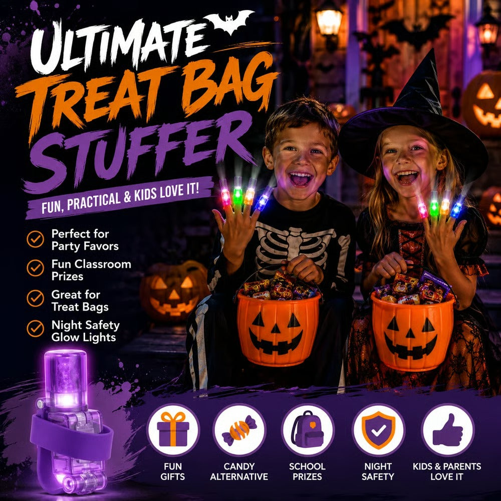 🎃👻Halloween Finger Projection Lights✈✈Free Shipping