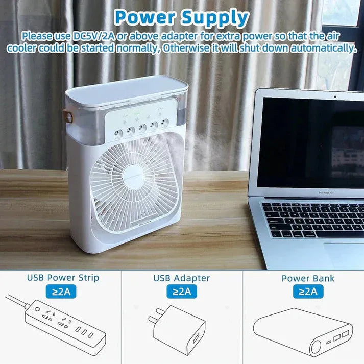 Rechargeable - Portable Mini Mist Fan
