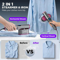 2-in-1 Travel Steamer Iron