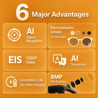 Luma All-in-One AI Electrochromic Smart Glasses