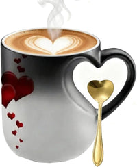 Heart-shaped Color-changing Ceramic Mug(Free ❤Spoon)