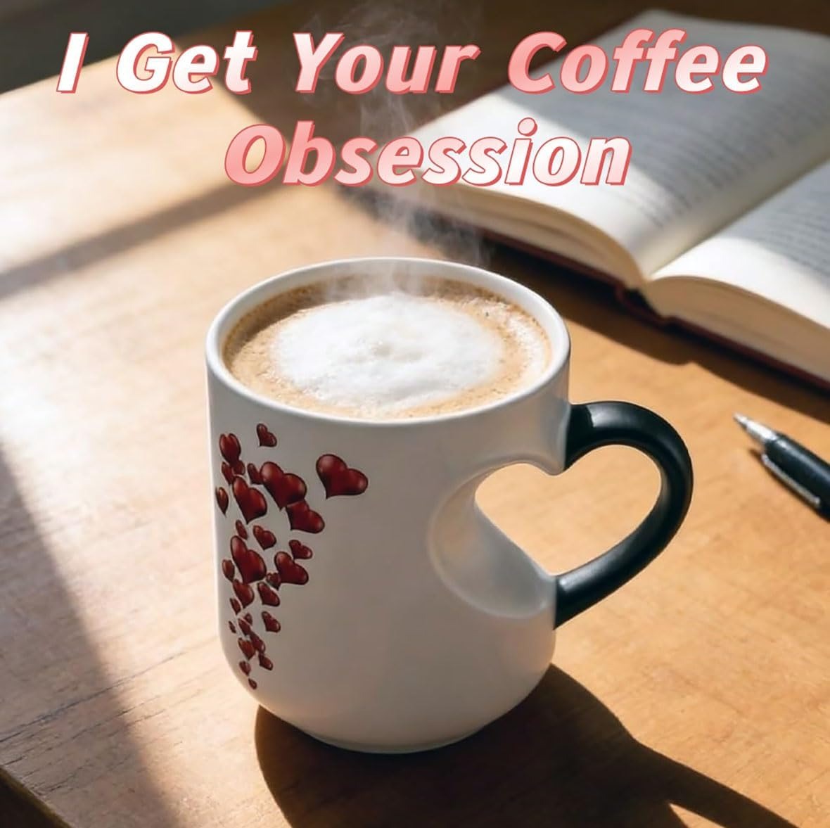 Heart-shaped Color-changing Ceramic Mug(Free ❤Spoon)