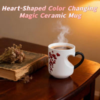 Heart-shaped Color-changing Ceramic Mug(Free ❤Spoon)