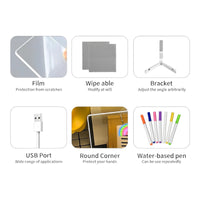 GlowBoard - LED Light-Up Writing & Drawing Board