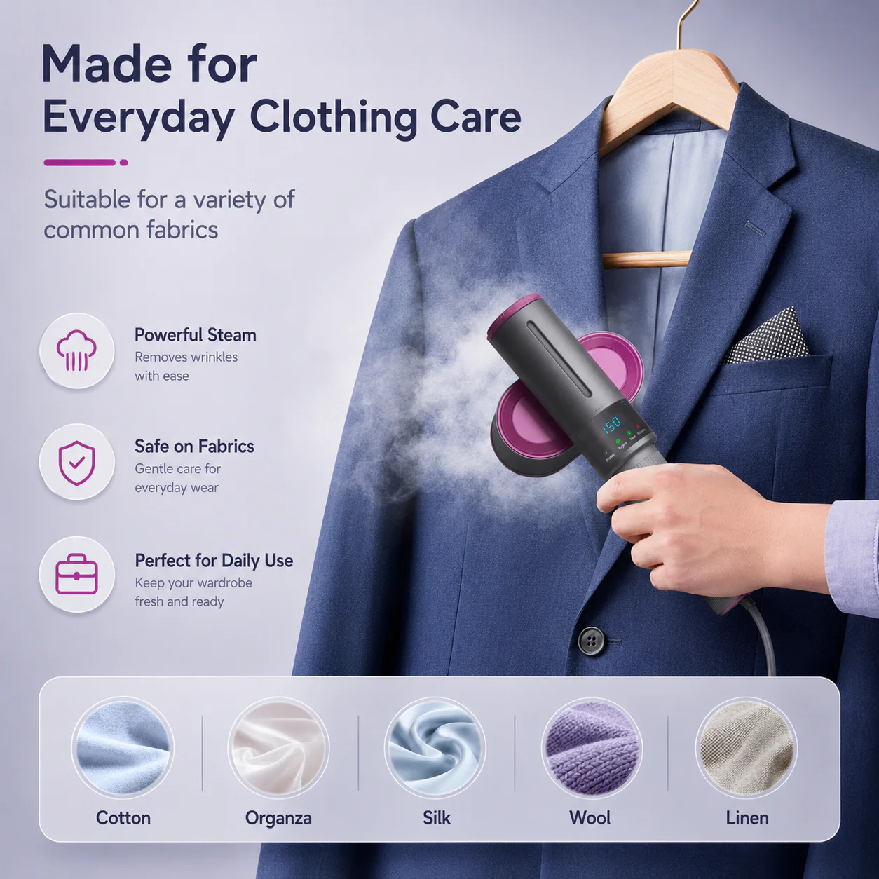 2-in-1 Travel Steamer Iron