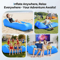 AeroLounge Go – Compact Pump-Free Inflatable Lounger